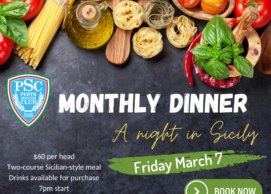 March dinner – A night in Sicily